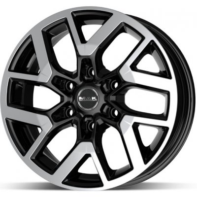 MAK GRAVEL 7X17 6X120 ET50 black polished | Zboží Auto
