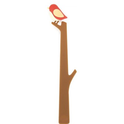 Záložka do knihy „Birdie“, červená – Hledejceny.cz