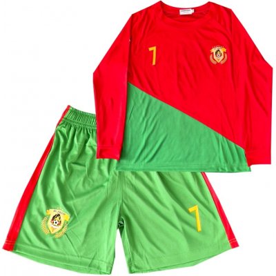 Numberoplus Dětský fotbalové dresy s dlouhý rukávem Portugalsko Ronaldo CR.07