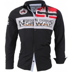 Geographical Norway košile Zorarz LS Men 100 černá