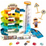 KIK KX5588 Čtyřpatrová garáž dráha 4 auta – Zboží Dáma