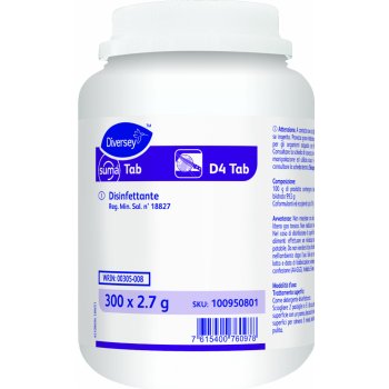 Suma Tab D4 dezinfekční tablety na bázi chlóru 300 ks
