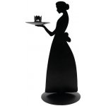 Bastion Collections Svícen LADY BLACK kov 32x17cm EW/LADY 001 BL – Hledejceny.cz