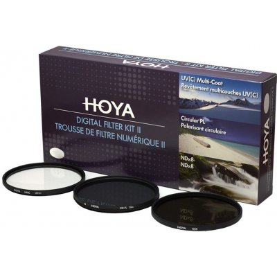 Hoya Filter Kit UV + PL-C + ND 8x 62 mm