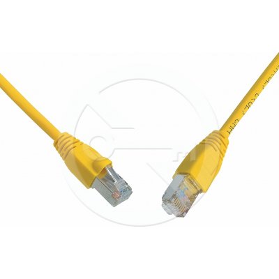 Solarix C5E-315YE-1MB patch CAT5E SFTP PVC, 1m, žlutý – Zboží Mobilmania
