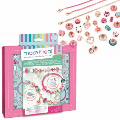 Make it Real Sada pro výrobu náramků růžová – Sleviste.cz