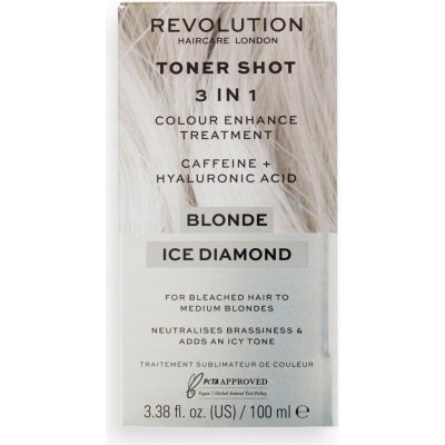 Revolution Haircare Toner Shot Blonde Ice Diamond 100 ml – Zboží Mobilmania