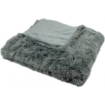 KVALITEX Luxusní deka s dlouhým vlasem tmavě šedá 100% polyester 150x200 od  588 Kč - Heureka.cz