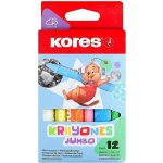 Kores Voskovky Krayones jumbo trojhranné 12 kusů, Kores Kores – Zboží Dáma