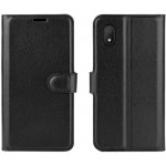 VSECHNONAMOBIL LITCHI Peňaženkový kryt Alcatel 1B 2020 čierny 27216 – Zbozi.Blesk.cz