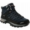 Dámské trekové boty CMP trekingová obuv Rigel Mid Wmn Trekking Shoe Wp 3Q12946 asphalt/antracite/rose