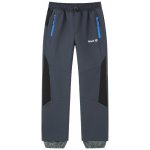 Wolf B2495 softshellové kalhoty zateplené tmavě šedá – Zboží Dáma