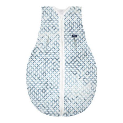 Alvi Spací pytel Jersey Light Mosaic modrá bílá – Zboží Mobilmania