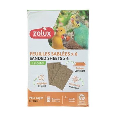 Zolux Pískové podložky 41x25cm 6ks – Zboží Mobilmania