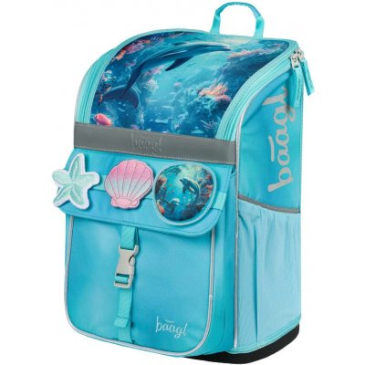 Baagl aktovka ZIPPY DELFÍN Světle modrá – Zboží Mobilmania