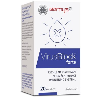 Barny`s virusblock Forte 20 kapslí – Zboží Mobilmania