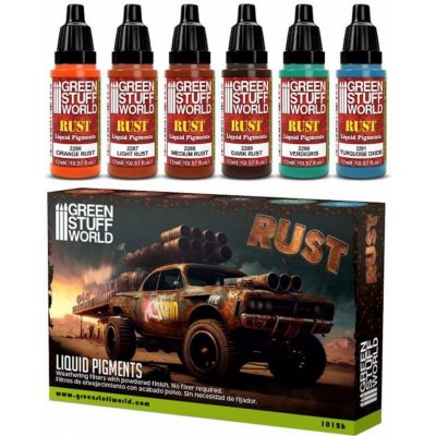 Green Stuff World Liquid Pigments Set rust – Sleviste.cz