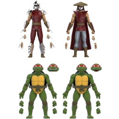 The Loyal Subjects Želví nindžové BST AXN 4-balení Mirage Comics Shredder a Turtles Exclusive 13 cm – Zboží Mobilmania