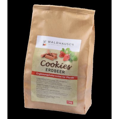 Waldhausen Cookies Pamlsky jahoda 1 kg – Zboží Dáma