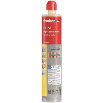 Fischer Kotva chemická FIS VL HIGH SPEED 300 T, 300 ml, zimní verze bal10 - FI-538585 – Zbozi.Blesk.cz