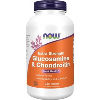 Now Foods Glukosamin a Chondroitin Extra Strength 240 tablet – Hledejceny.cz