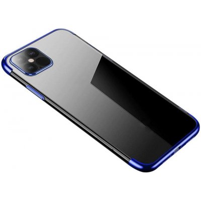 Pouzdro IZMAEL Clear Color s barevným lemem Samsung Galaxy S21 5G čiré