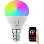 Immax NEO LITE Smart žárovka LED E14 6W RGB+CCT barevná a bílá, stmívatelná, WiFi, P45 – Zboží Živě