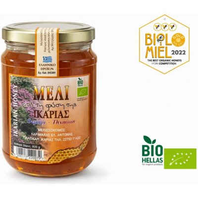 MELI IKARIAS Tymiánový BIO med z ostrova Ikaria 920g – Sleviste.cz