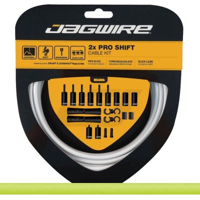 Jagwire sada 2x Pro Shift Kit Organic Green – Zboží Dáma