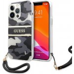 Pouzdro Guess iPhone 13 Pro Max Camo Strap Collection černé – Hledejceny.cz