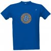 Pánské Tričko Tričko s potiskem Binary Bitcoin pánské královská modrá