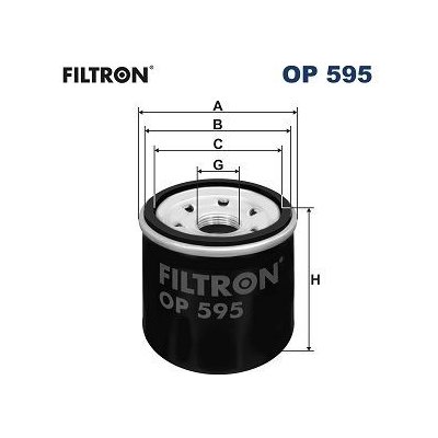Olejový filtr FILTRON OP 595 – Zboží Mobilmania