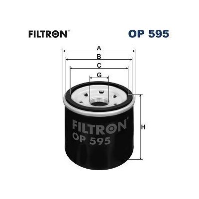 Olejový filtr FILTRON OP 595 – Hledejceny.cz