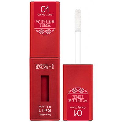 Gabriella Salvete Dlouhotrvající tekutá rtěnka s matným efektem Winter Time Matte Lips 02 4,5 ml – Zboží Mobilmania