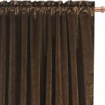 Flying Závěs na pásce VELUR Dlouhá do obývacího pokoje Ložnice ČOKOLÁDA 140x250 – Hledejceny.cz