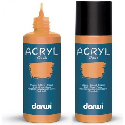Darwi Acryl Opak akrylová barva 80 ml oranžová