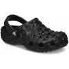 Dětské žabky a pantofle Crocs Classic Geometric Clog K black Černá