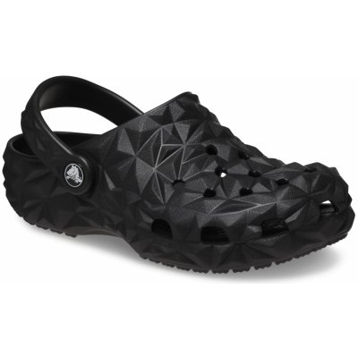 Crocs Classic Geometric Clog K black Černá – Zboží Mobilmania