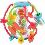 Teddies Chrastítko koule/míček edukační plast 15cm pro nejmenší v krabici 18x19x17cm 6m+ – Hledejceny.cz