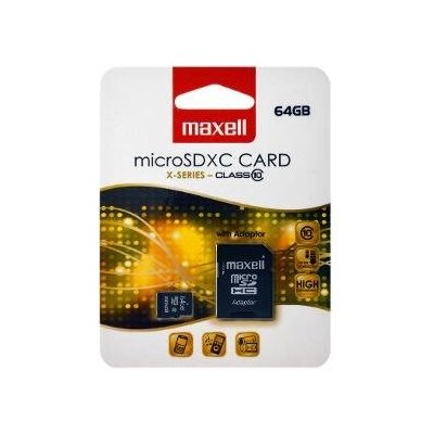 MAXELL MicroSDXC 64 GB 854988 – Zboží Živě