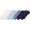 Pepperts Chlapecké nízké ponožky s BIO bavlnou, 7 párů bílá / šedá / modrá / navy modrá