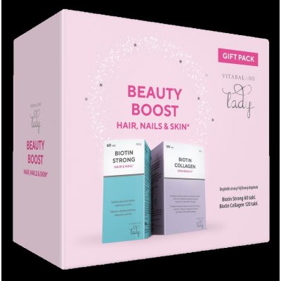 Biotin Beauty Strong & Biotin Collagen 60 + 120 tablet – Hledejceny.cz
