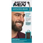 Just For Men Hair Mustache And Beard M-45 DARK BROWN tmavě hnědá – Zboží Dáma