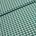 Bavlněný kanafas SOFI 1x1cm zelený, š.140cm (látka v metráži) – Sleviste.cz