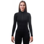 Sensor merino DF Zip dl. rukáv černá – Zboží Mobilmania