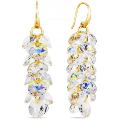 Spark čiré se Swarovski Elements Frou Frou KWDG6428CAB Krystal+AB – Zbozi.Blesk.cz