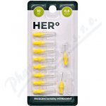 Herbadent Hero 0,6 mm náhradní mezizubní kartáček 10 ks – Sleviste.cz