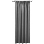 Jednobarevný hotový závěs Bella šedá 75x150 – Sleviste.cz
