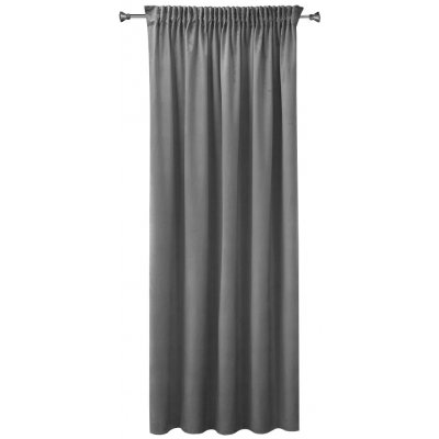 Jednobarevný hotový závěs Bella šedá 75x150 – Sleviste.cz