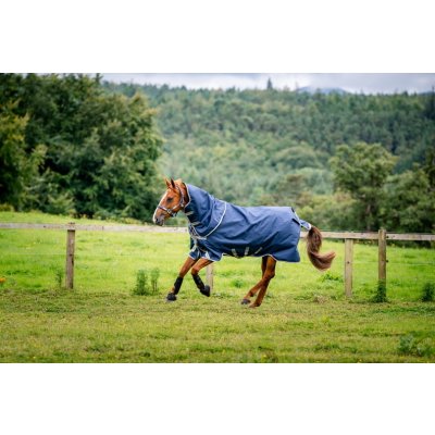 Amigo Deka výběhová Bravo 12 Plus s krkem navy titanium grey & silver – Zboží Dáma